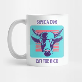 Save a cow, eat the rich Mug